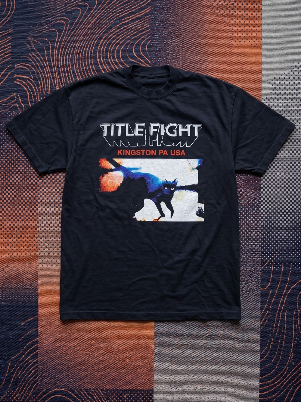 Title Fight Band Tee - Kingston PA USA Black Graphic T-Shirt Gildan Heavyweight